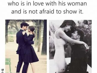 There’s nothing sexier than a man who is in love with his woman and is not afraid to show it.