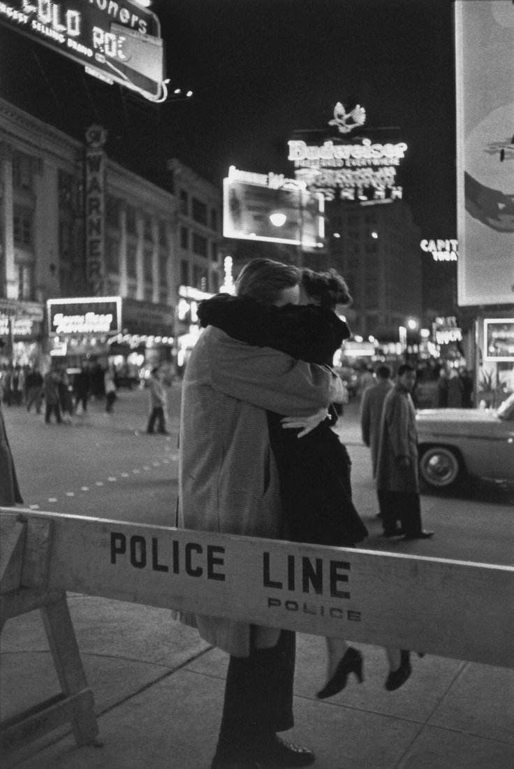 New Year’s Eve, Times Square, New York, 1959 by Henri Cartier Bresson