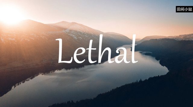 小词详解 | lethal