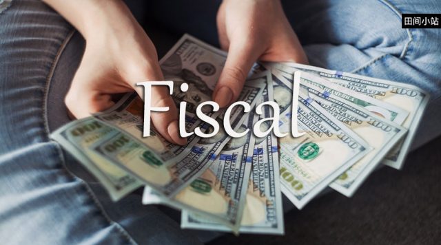 小词详解 | fiscal