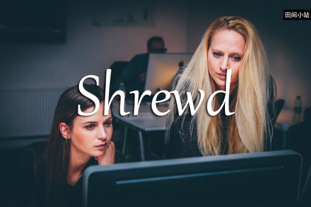 小词详解 | shrewd