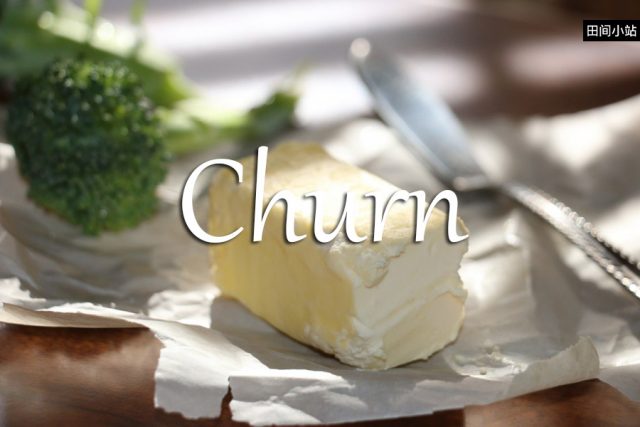 小词详解 | churn