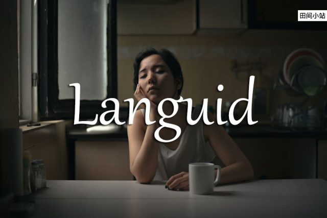 小词详解 | languid