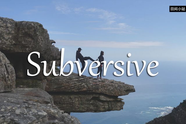 小词详解 | subversive