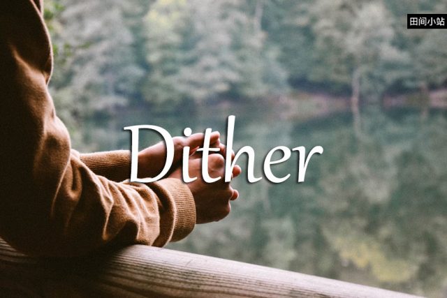 小词详解 | dither